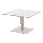 HESPERIDE Table de jardin relevable carrée en aluminium SALIMIA - Avoine