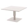 Voir la diapositive 1 : HESPERIDE Table de jardin relevable carrée en aluminium SALIMIA - Avoine