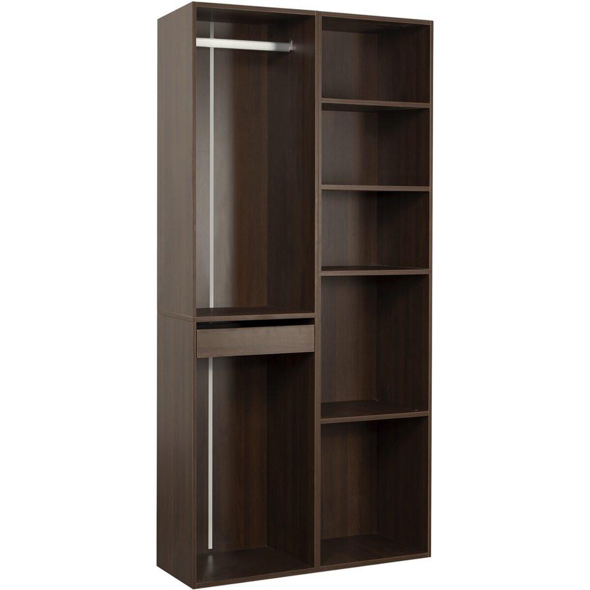 Habitat et Jardin Kit dressing   opéra   modulable - 2 éléments - marron