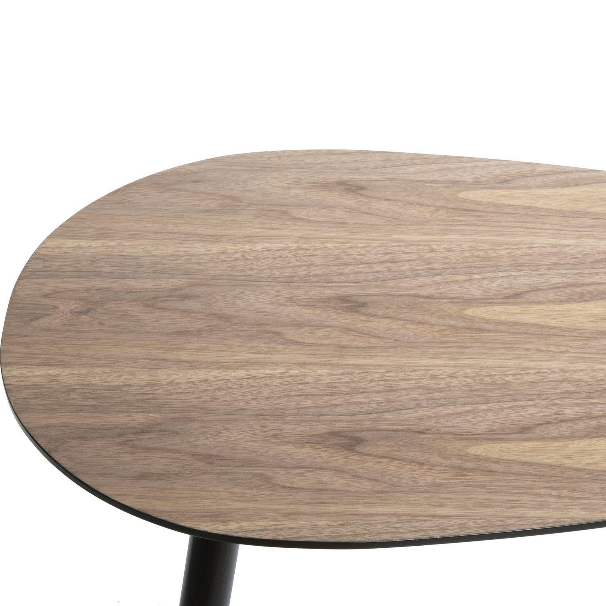 Voir la diapositive 2 : ATMOSPHERA Duo de table basses en mdf effet bois de noyer - marron