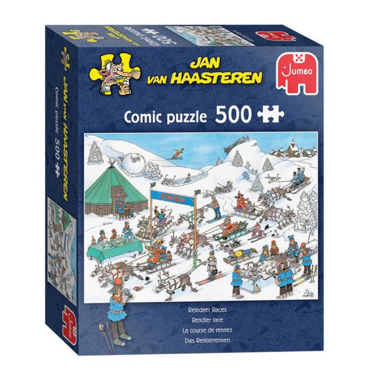 JAN VAN HAASTEREN Jan van Haasteren Puzzle - La course de rennes 500 pièces