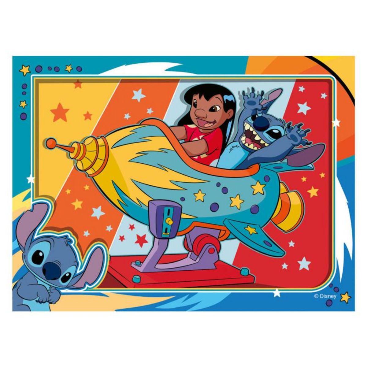 RAVENSBURGER Ravensburger - Jigsaw puzzle Disney Stitch, 4in1 120010692