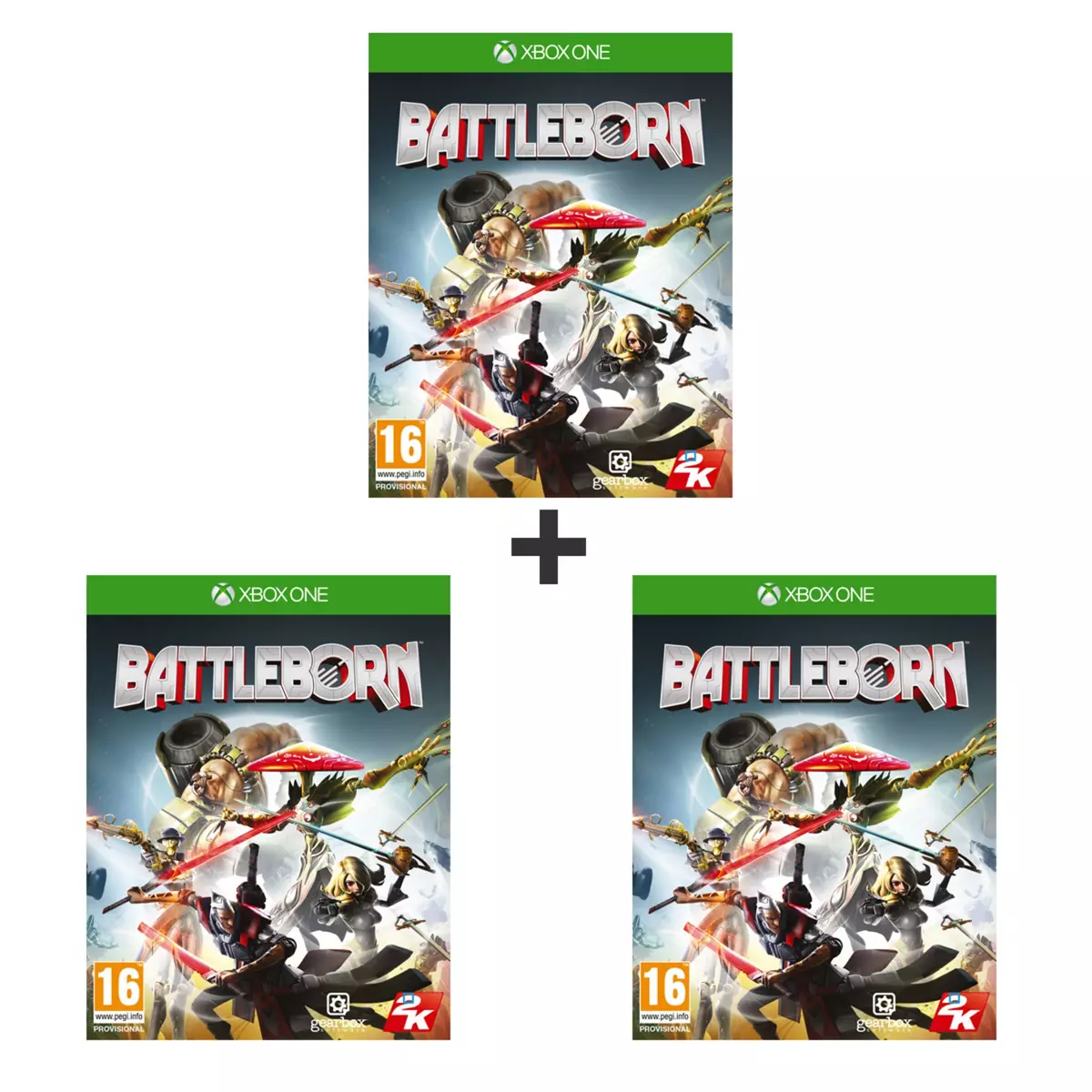 3 jeux Battleborn Xbox One
