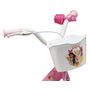 Voir la diapositive 3 : Disney Princesse Vélo enfant - Moidèle 12'' Princesse de Disney pour enfant de 85/100 cm avec stabilisateurs - 1 Frein - Panier avant - Porte poupée arrière et roues bâtons