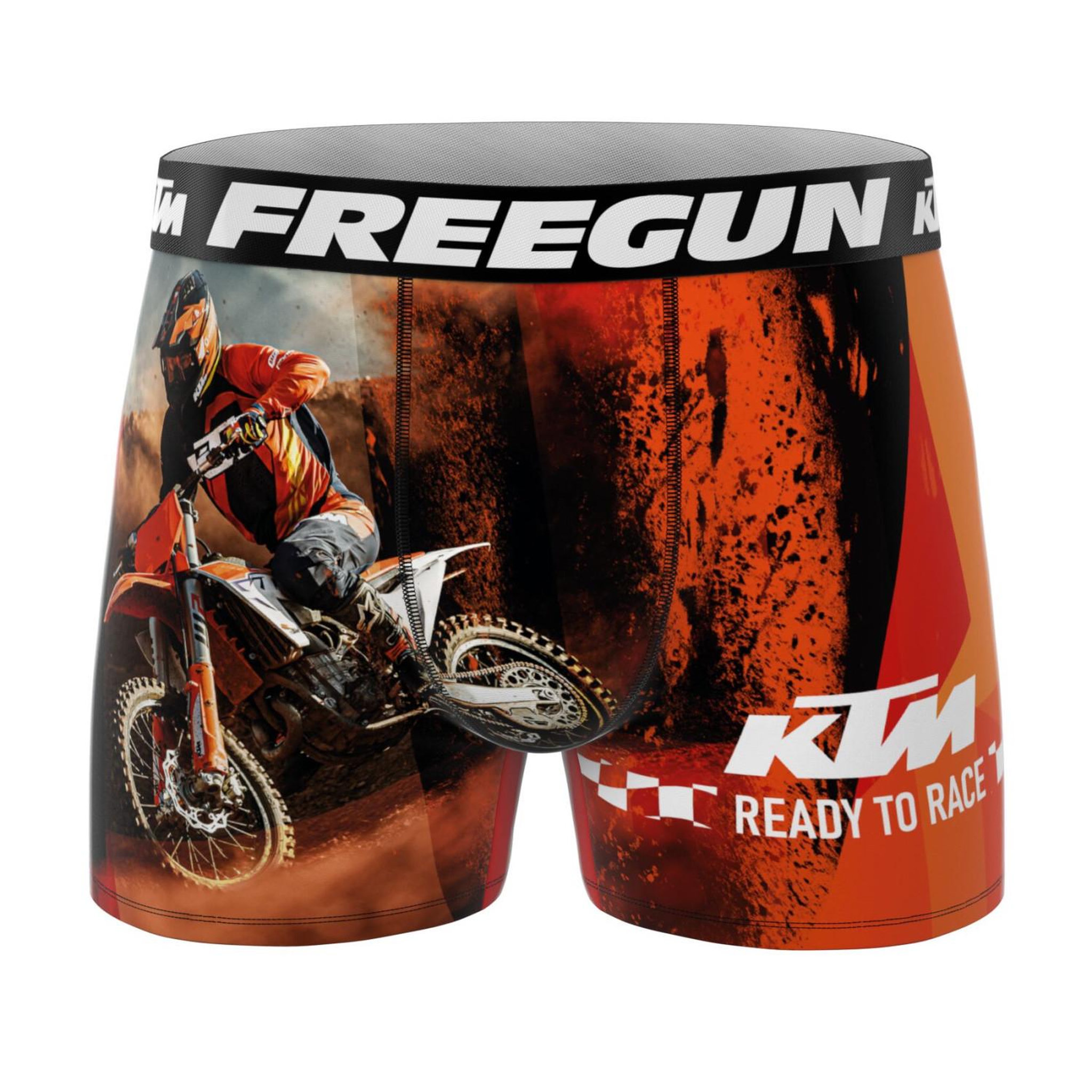 Voir la diapositive 5 : FREEGUN Lot de 3 boxers homme KTM