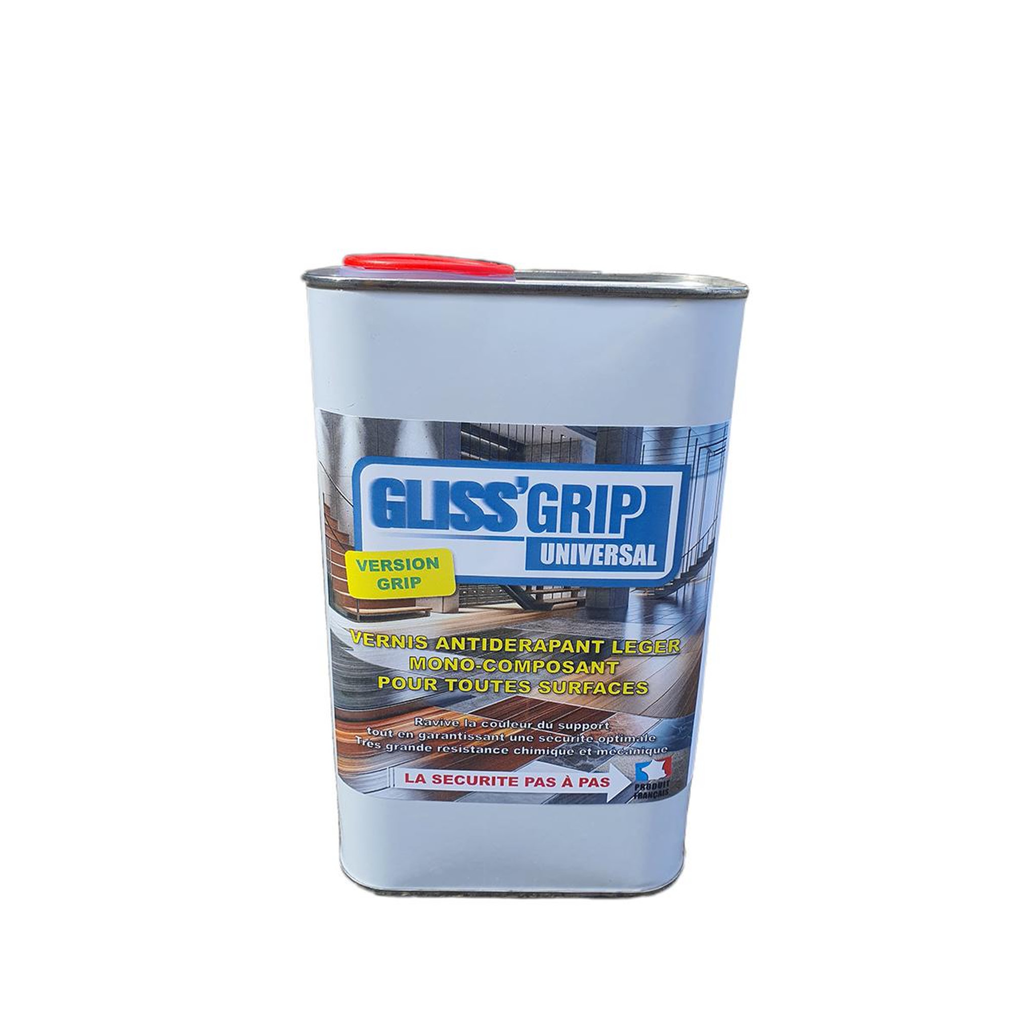 GLISS GRIP Vernis antidérapant léger mono-composant pour toutes les surfaces - K-GG-UNI-G-1KG