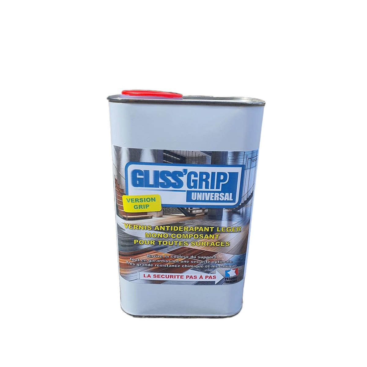 GLISS GRIP Vernis antidérapant léger mono-composant pour toutes les surfaces - k-gg-uni-g-1kg