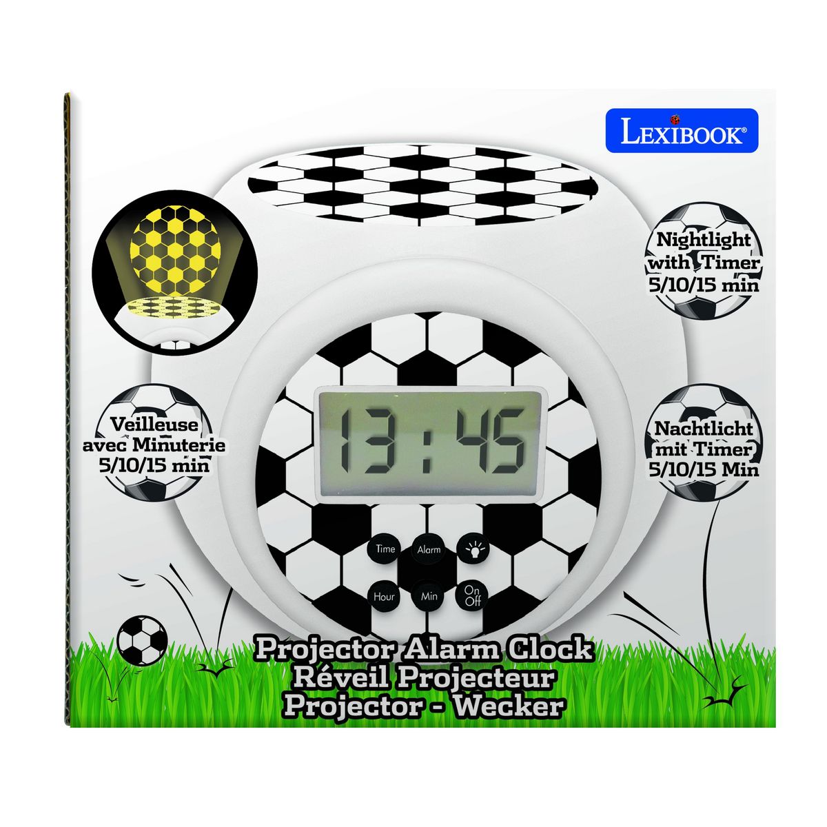 Lexibook Réveil projecteur édition Football