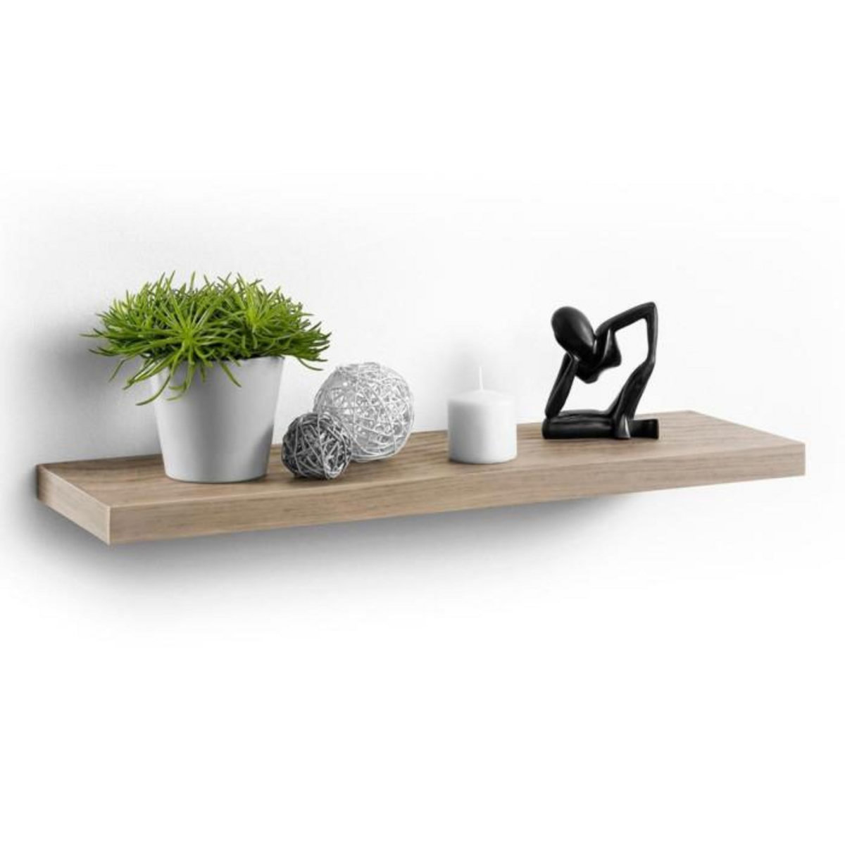 Paris Prix Étagère Murale Design  Flottante  75cm Chêne