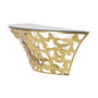 Voir la diapositive 2 : Paris Prix Console Murale Design  Butterfly  120cm Or