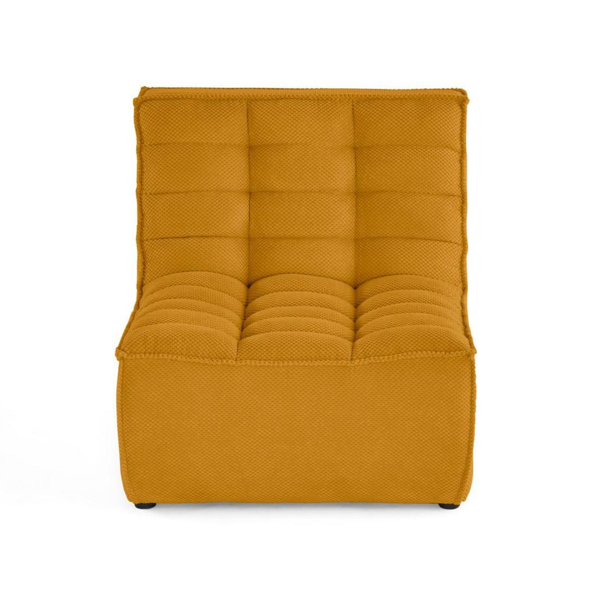 LISA DESIGN Ellie - fauteuil sans accoudoir en velours texturé