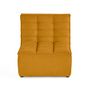 Voir la diapositive 6 : LISA DESIGN Ellie - fauteuil sans accoudoir en velours texturé
