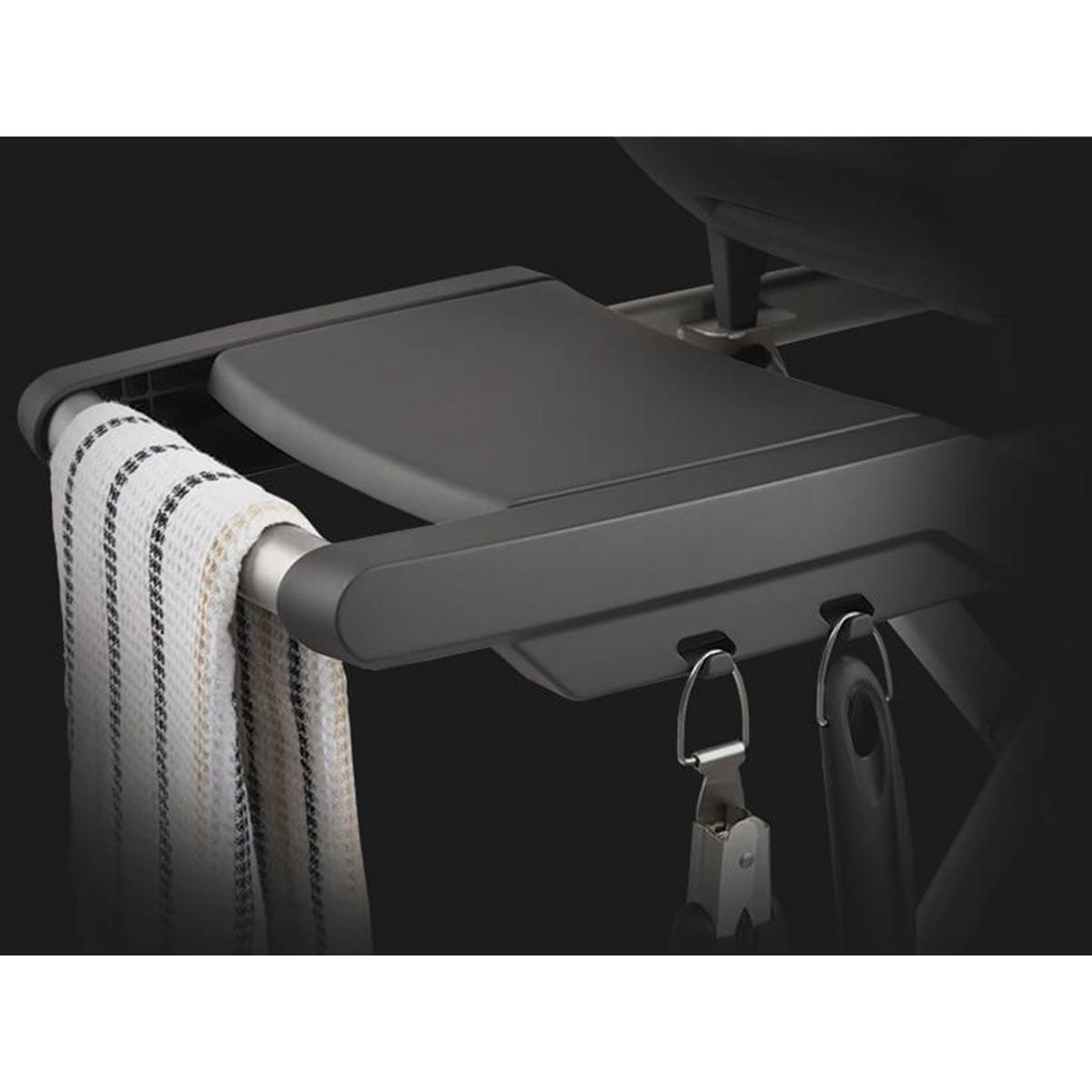 NAPOLEON Barbecue gaz Travel Q Pro noir 2brûleurs sur chariot pliant, 54x37 cm