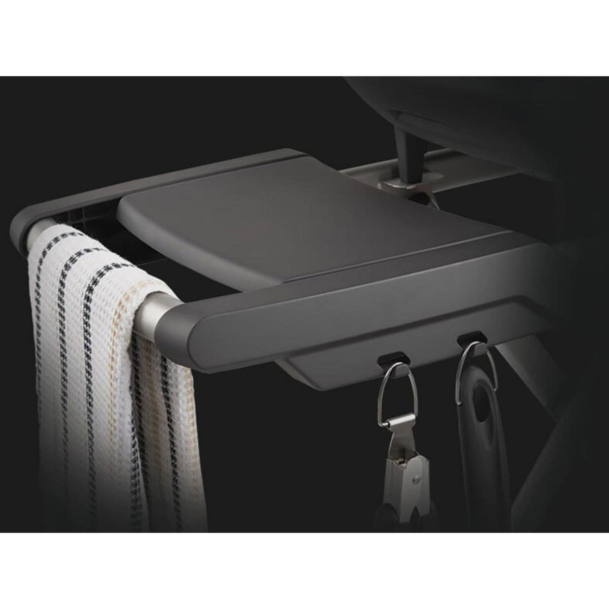 NAPOLEON Barbecue gaz Travel Q Pro noir 2brûleurs sur chariot pliant, 54x37 cm