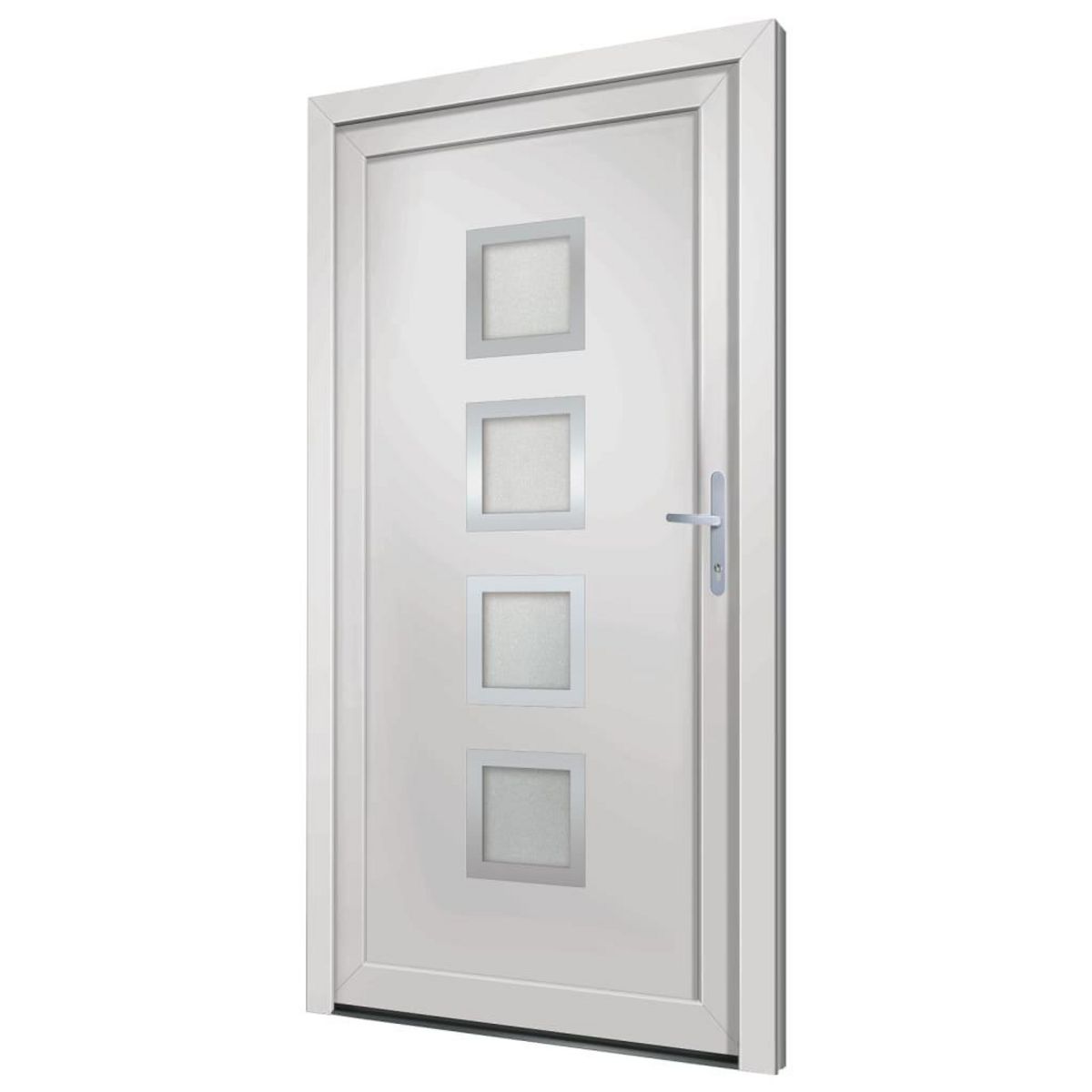 VIDAXL Porte d'entree Blanc 98x200 cm PVC
