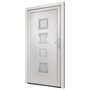 Voir la diapositive 4 : VIDAXL Porte d'entree Blanc 98x200 cm PVC