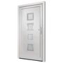 Voir la diapositive 4 : VIDAXL Porte d'entree Blanc 98x200 cm PVC
