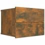 Voir la diapositive 4 : VIDAXL Tables de chevet 2 pcs Chene fume 40x30x30 cm Bois d'ingenierie