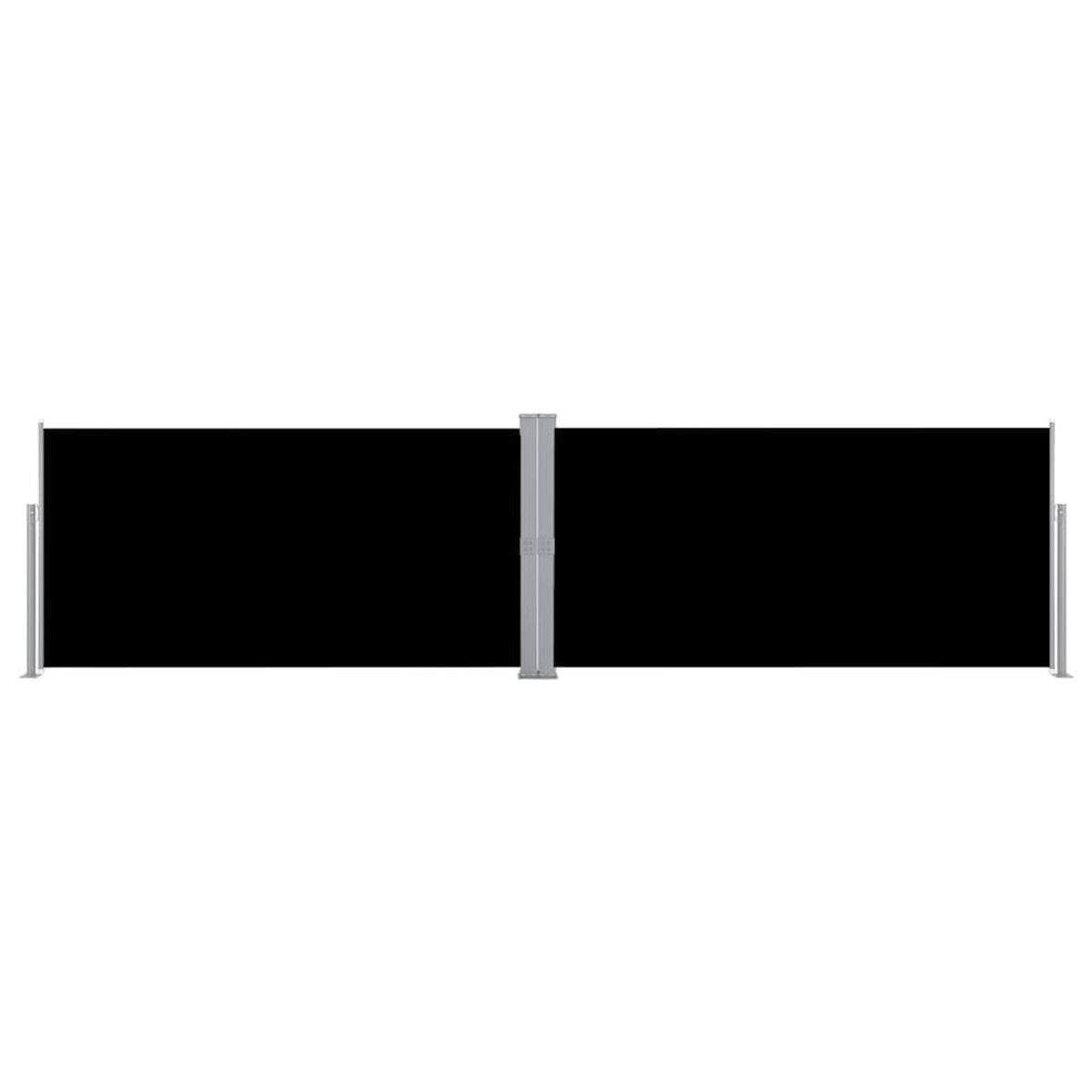 VIDAXL Auvent lateral retractable Noir 160 x 600 cm