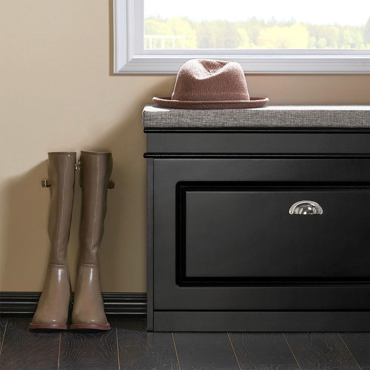 SOBUY SoBuy - Banc de Rangement à Chaussures avec Un Tiroir - Classique - FSR82-L