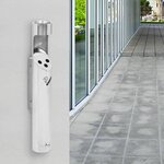 VIDAXL Cendrier a fixation murale Acier inoxydable
