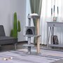 Voir la diapositive 2 : PAWHUT Arbre à chats multi-équipements griffoirs grattoirs plateformes niche jeu boule suspendue Ø 48 x 104H cm gris