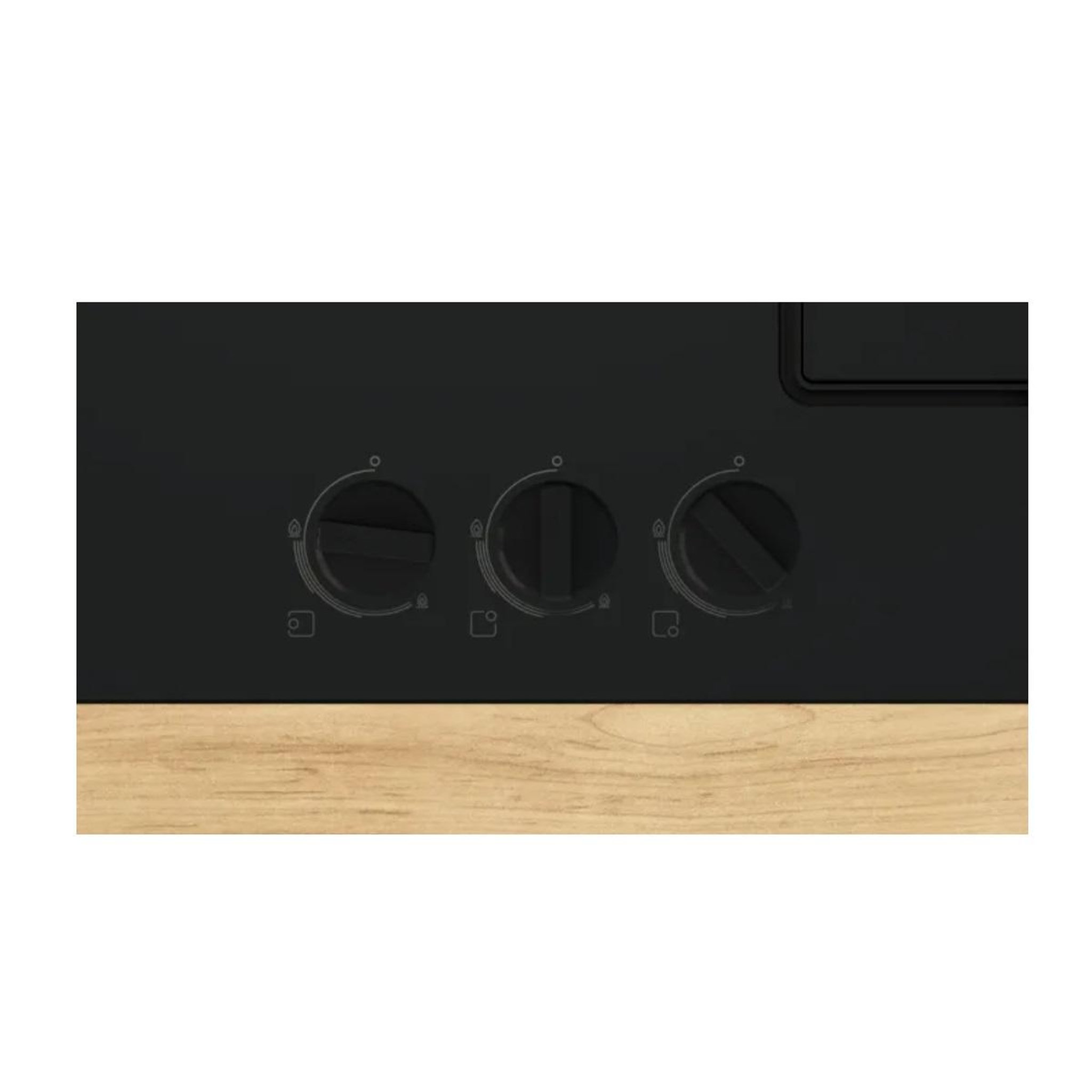 Voir la diapositive 2 : BOSCH Table de cuisson gaz 60cm 3 feux 7300w - PNC6B6K30