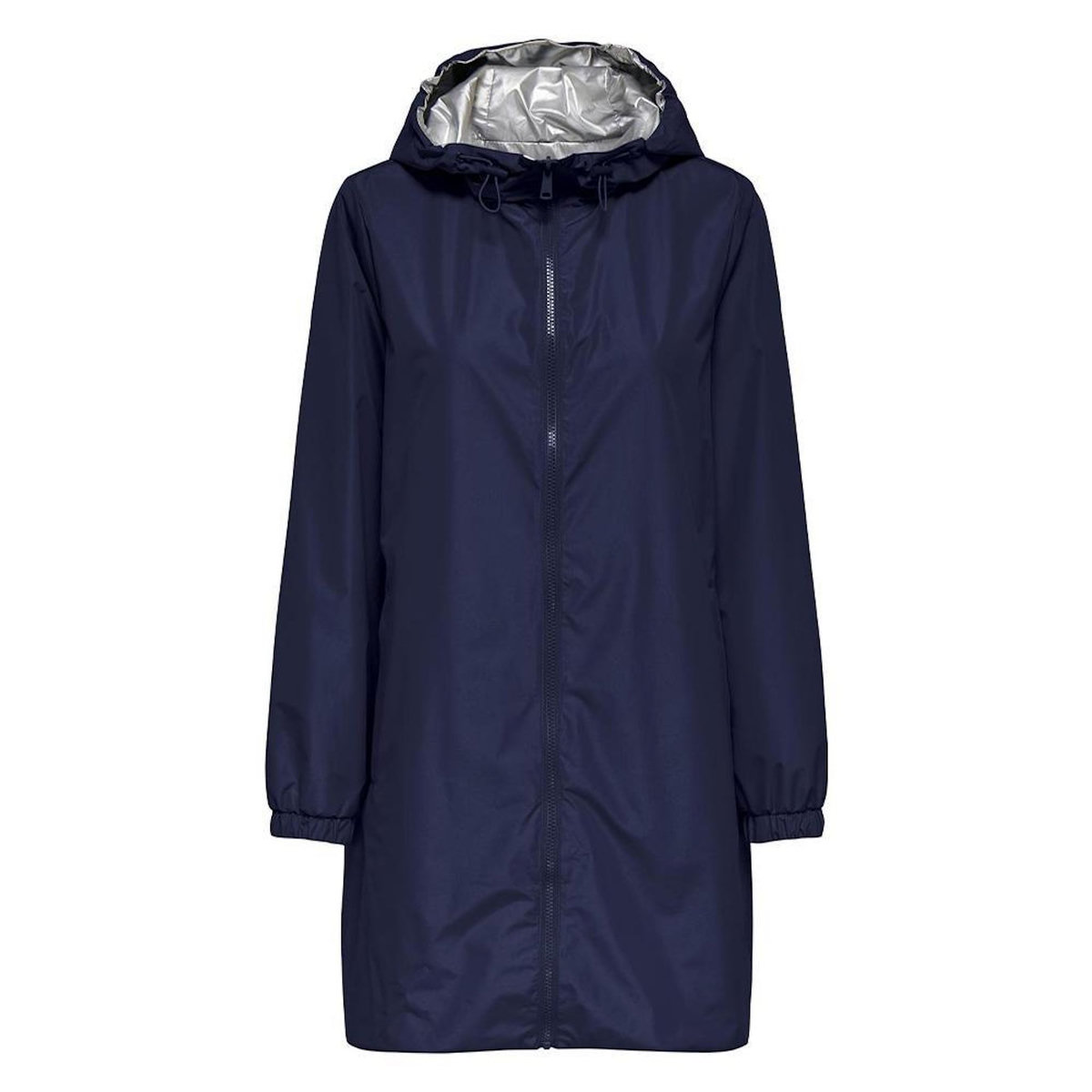 Only Coupe vent à capuche réversible /Argent Femme Only Fry