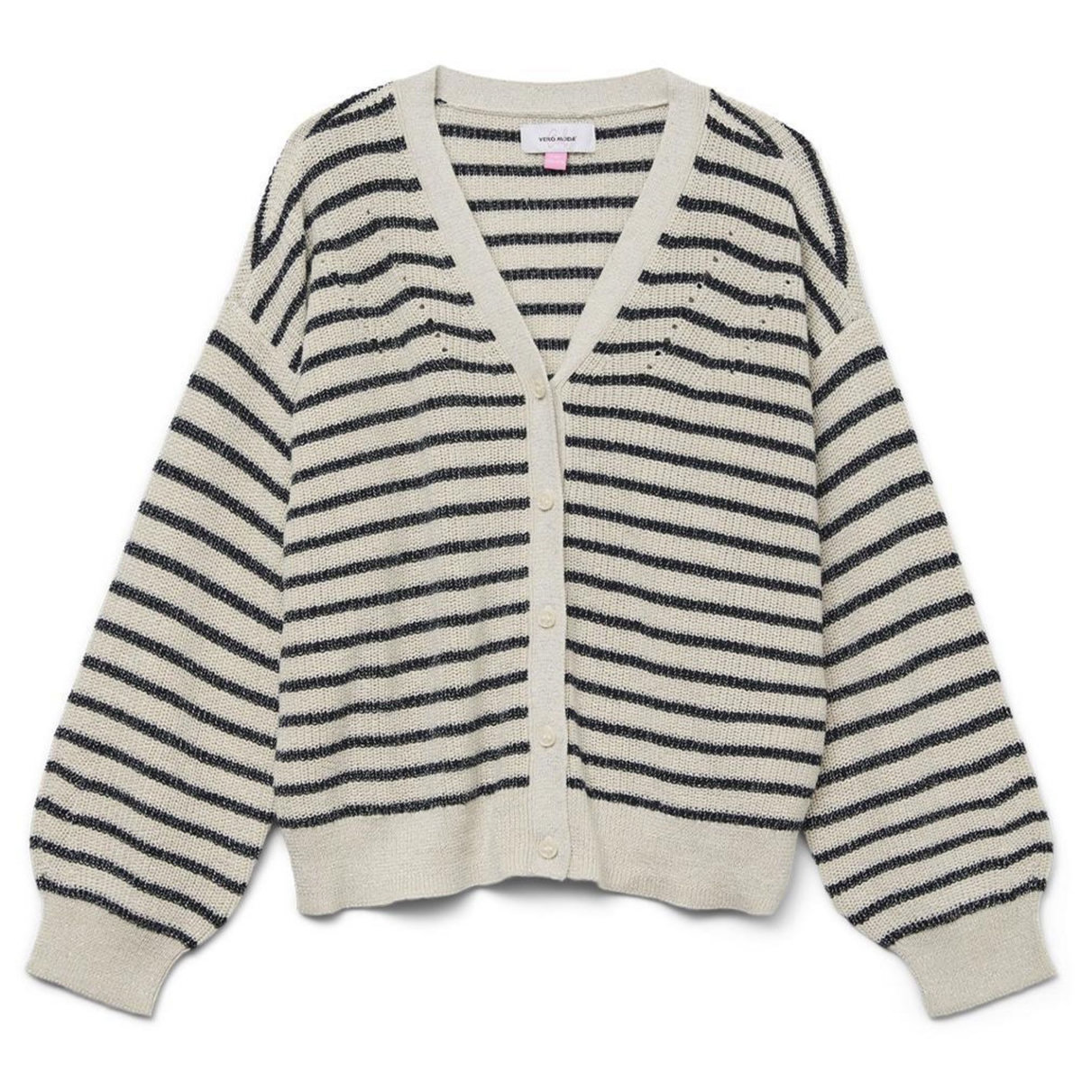 Vero Moda Gilet /Beige à Rayures Fille Vero Moda Newlex