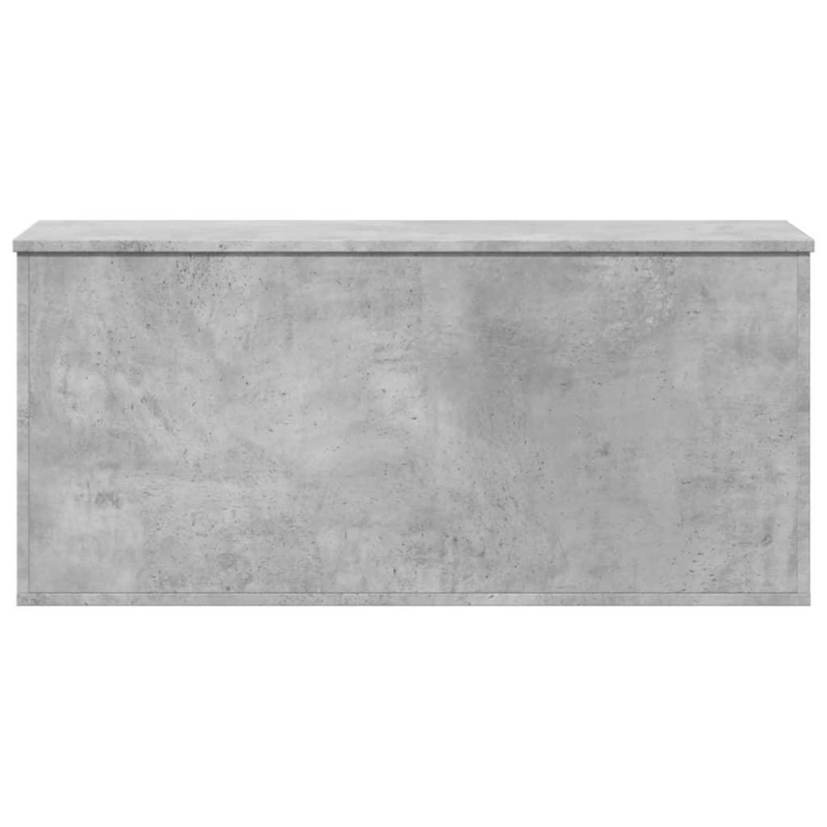 VIDAXL Boîte de rangement gris beton 100x42x46 cm bois d'ingenierie