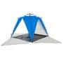 Voir la diapositive 5 : VIDAXL Tente de plage 4 personnes liberation rapide impermeable