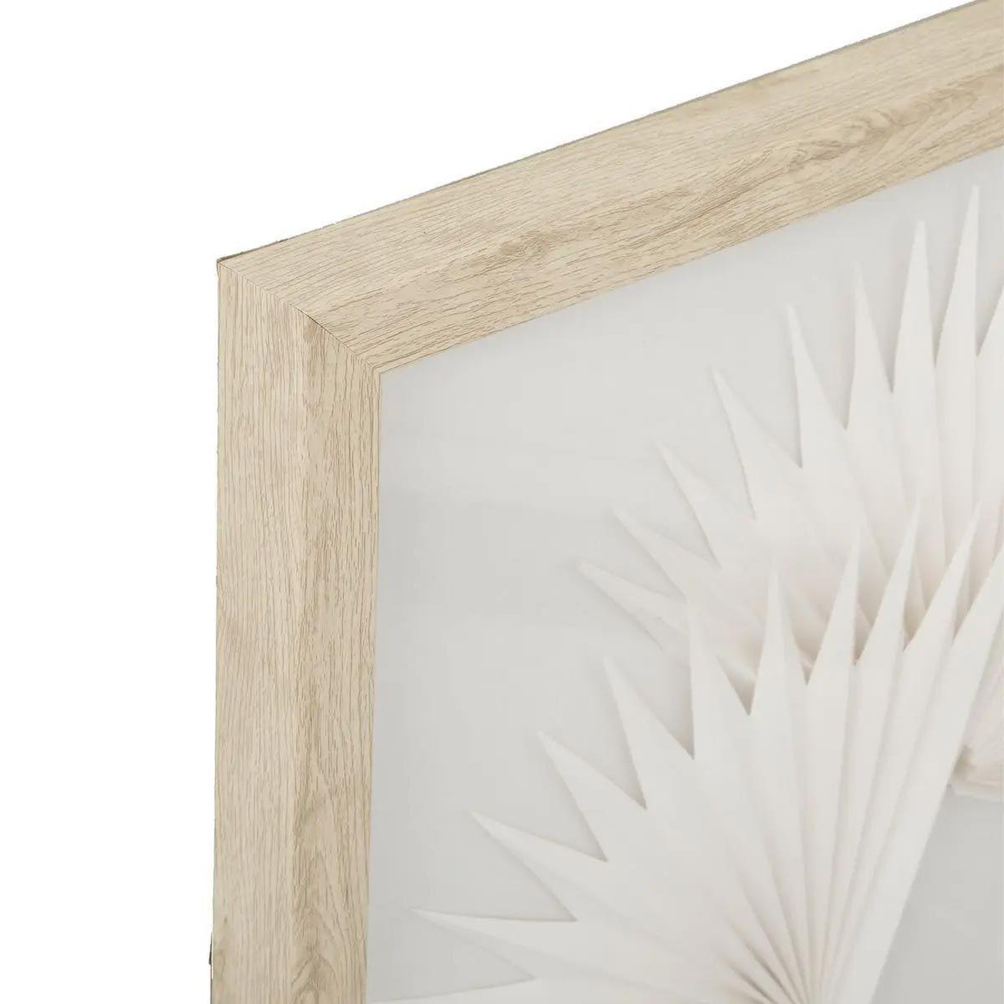 Voir la diapositive 2 : ATMOSPHERA Décoration Murale  Cindy  40cm Beige & Blanc