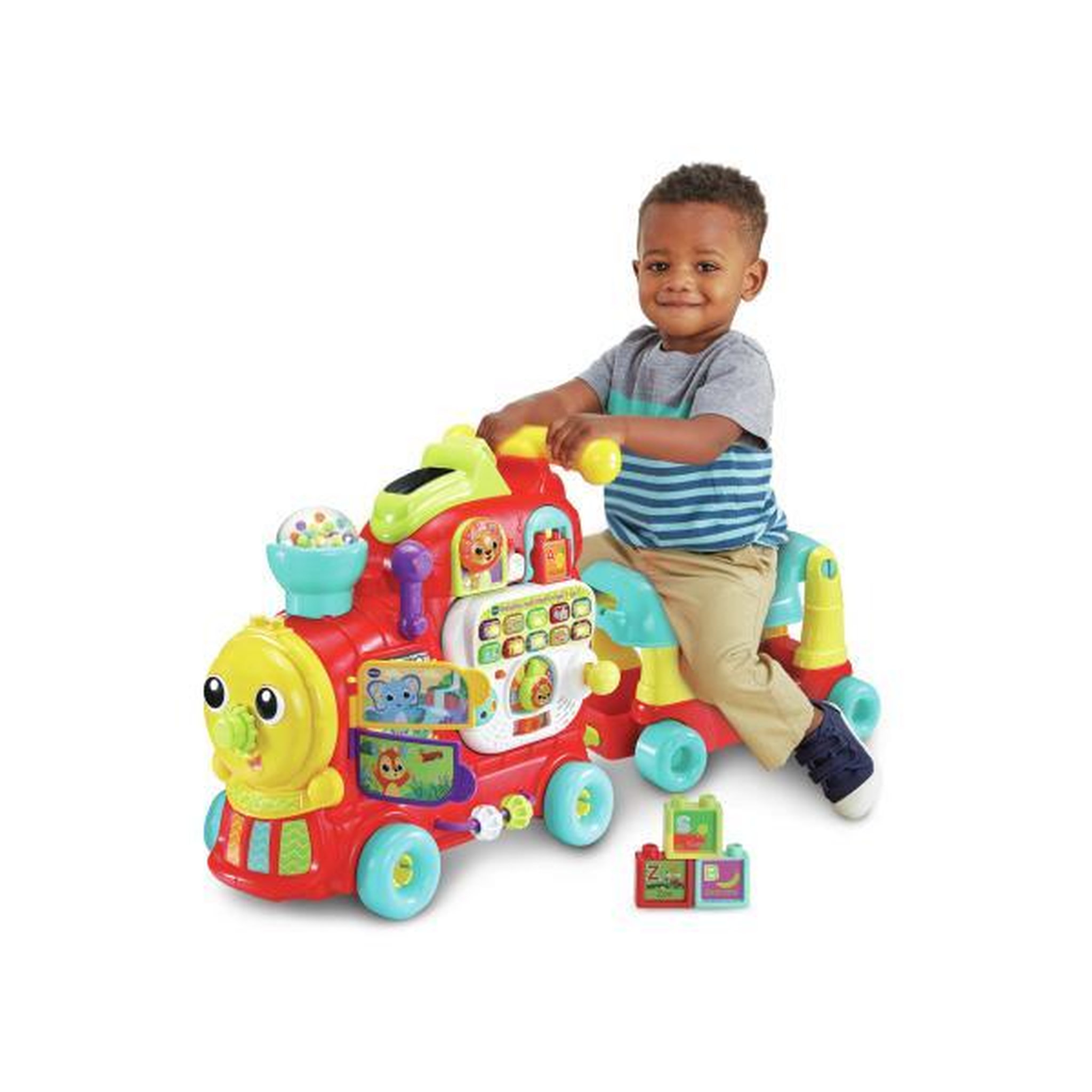 Voir la diapositive 6 : VTECH BABY Porteur Trotteur  Maxiloco Mon Trotti Train 7 En 1 - VTECH BABY - Rouge - Musical
