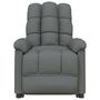 Voir la diapositive 3 : VIDAXL Fauteuil inclinable Gris fonce Tissu