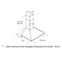 Voir la diapositive 3 : Samsung Hotte décorative murale 90cm 512m3/h inox - NK36M3050PS/UR
