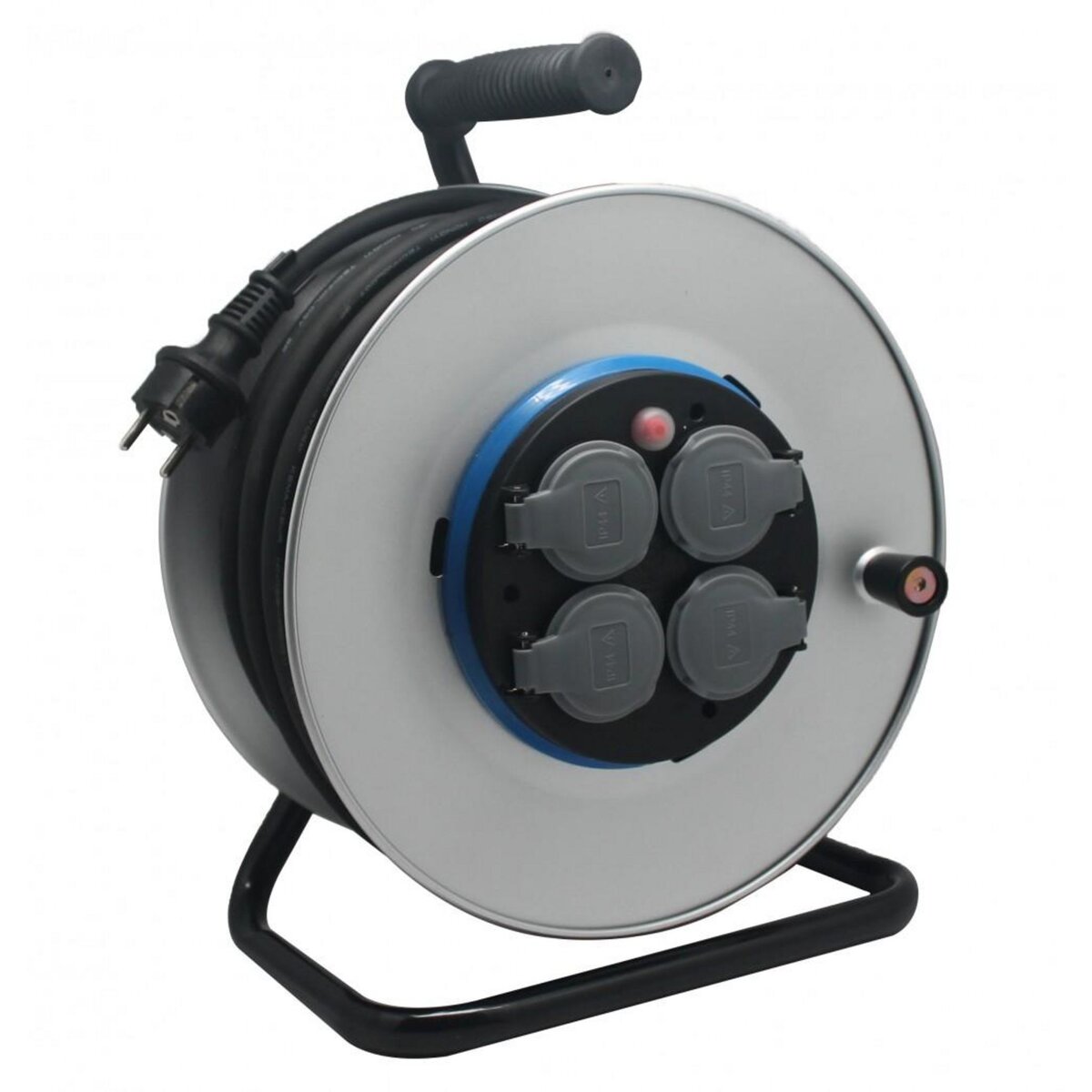 Electraline Enrouleur électrique chantier avec terre L.40 m ho7rnf 3g1.5, ELECTRALINE