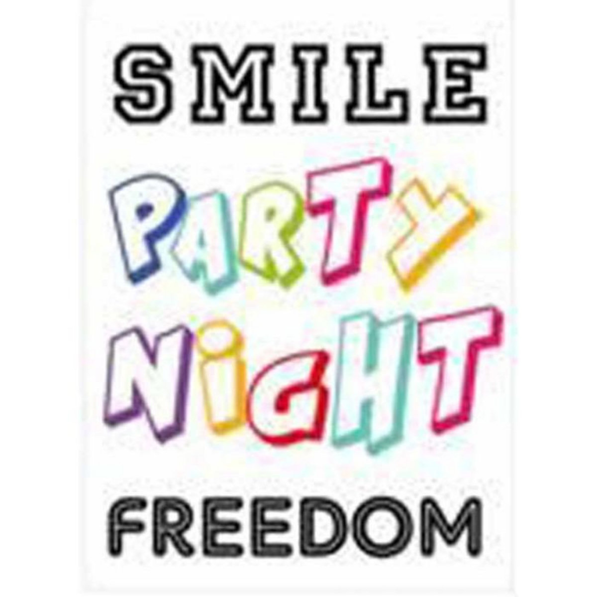 ATMOSPHERA Stickers Words  Party  50x70cm