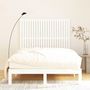 Voir la diapositive 3 : VIDAXL Tete de lit murale Blanc 140x3x110 cm Bois massif de pin