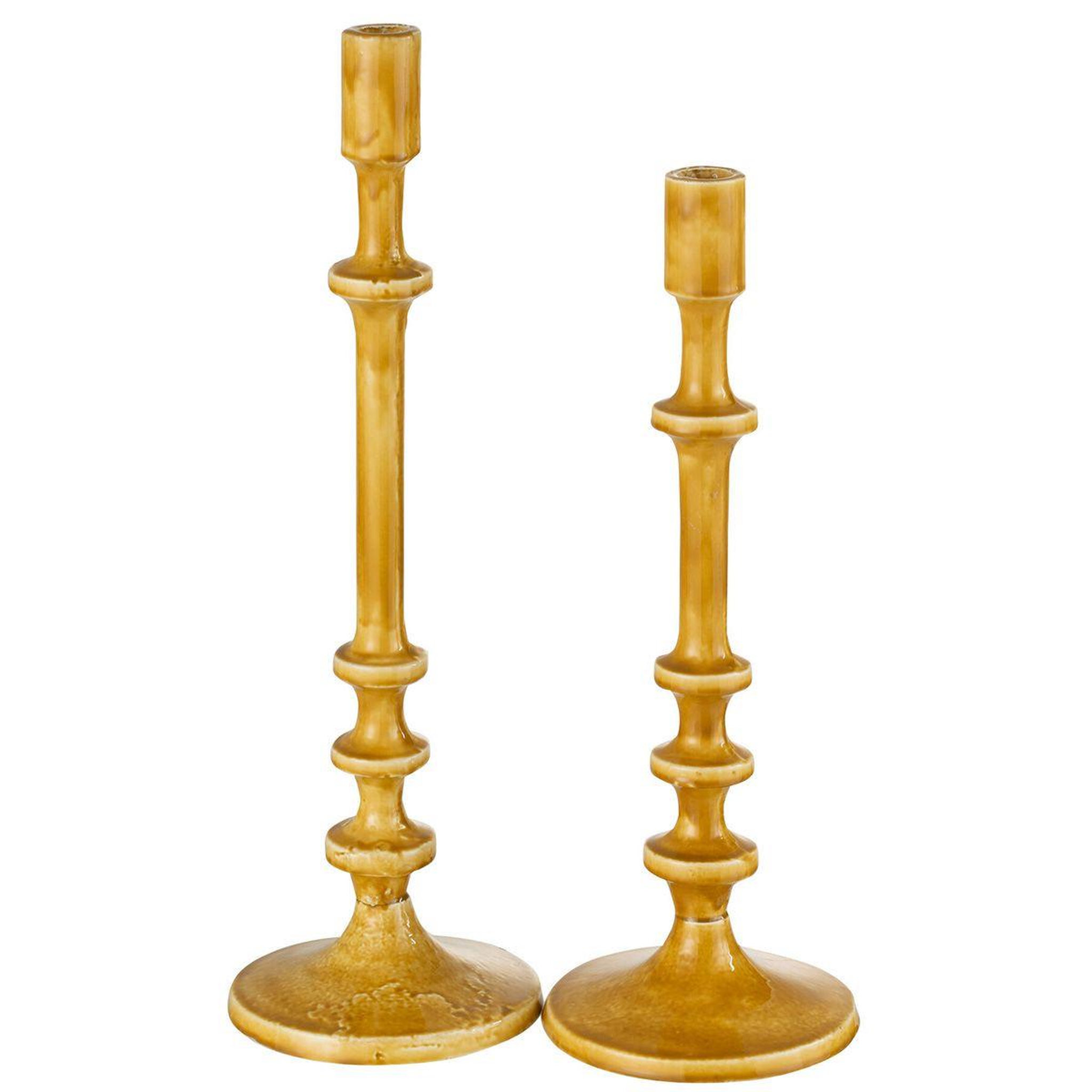 Voir la diapositive 2 : J-LINE Chandelier Design Métal  Sévilla  40cm Ocre