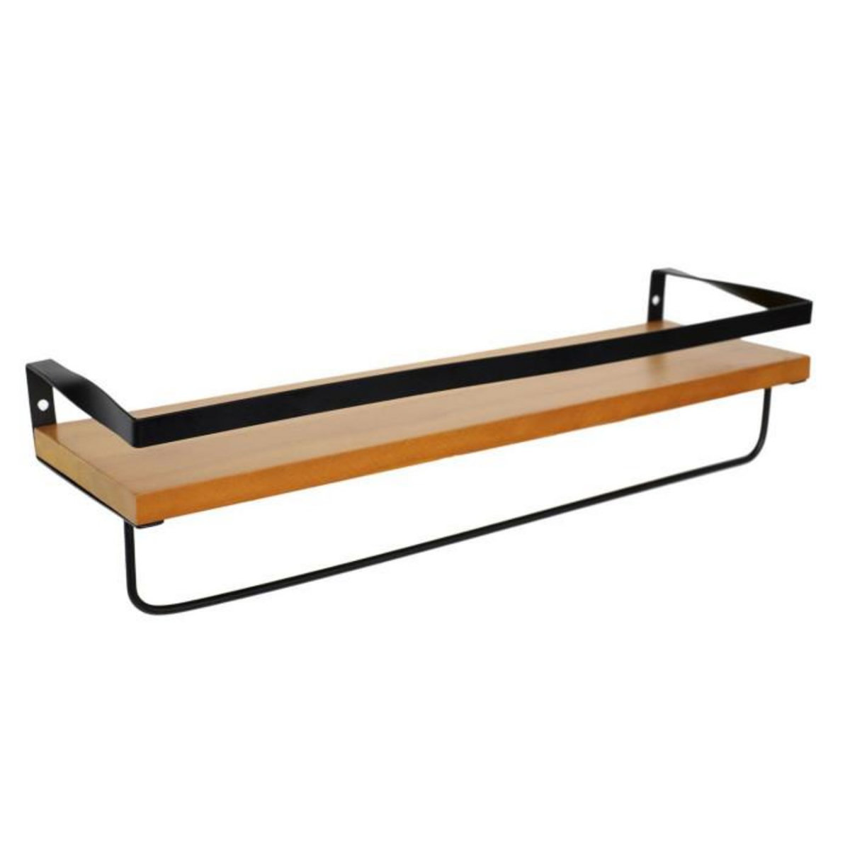 Paris Prix Étagère Murale en Bois  Industriel  44cm Marron