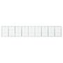 Voir la diapositive 3 : VIDAXL Panier gabion avec couvercle 900x100x150 cm fer galvanise