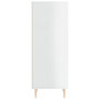 Voir la diapositive 5 : VIDAXL Buffet blanc brillant 34,5x32,5x90 cm bois d'ingenierie