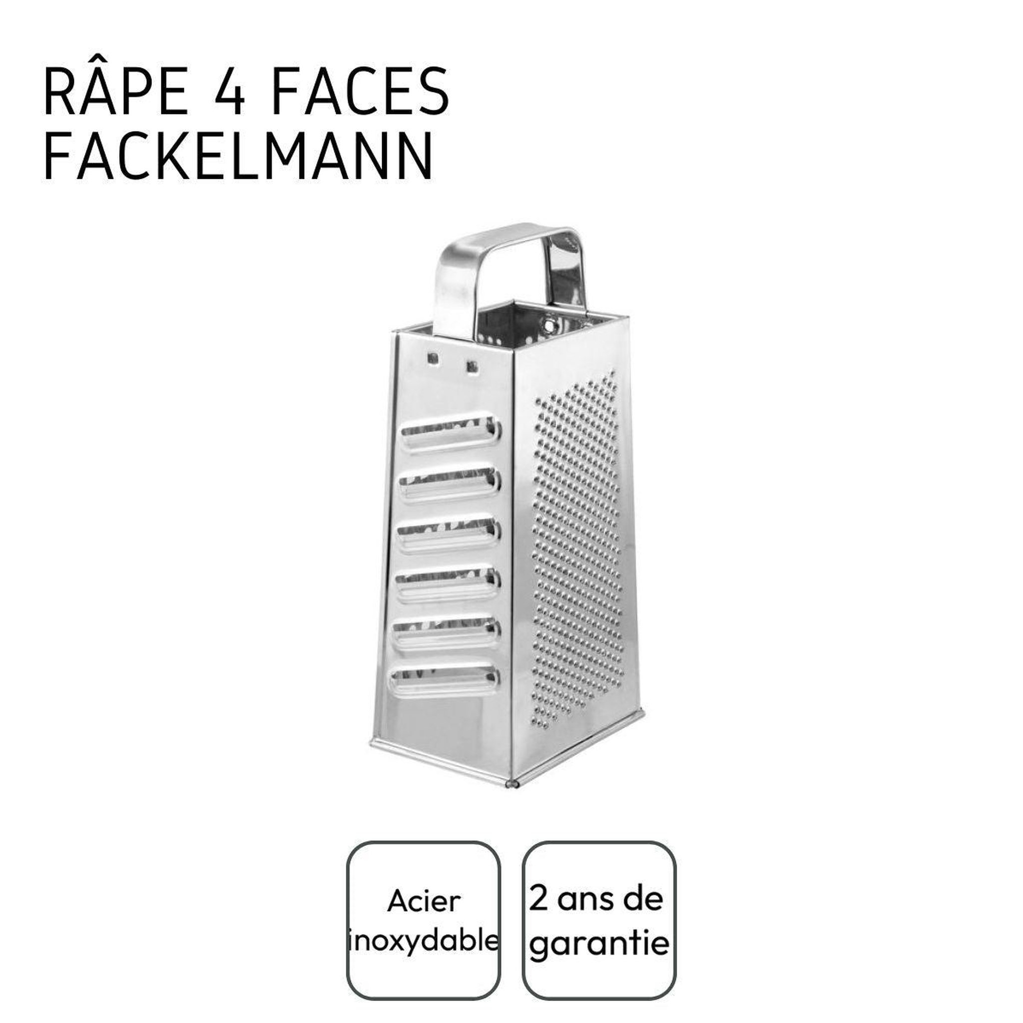 Voir la diapositive 4 : Fackelmann Râpe quatre face multiusage 23 cm fackelmann handmade tradition