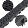 Voir la diapositive 2 : VIDAXL Caniveau de drainage 4 pcs Plastique 4 m
