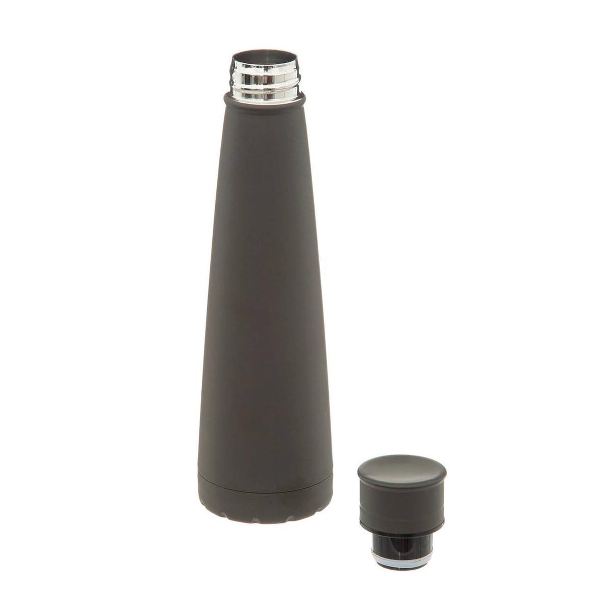 Voir la diapositive 2 : FIVE Bouteille isotherme conique  modern  0,45l charbon