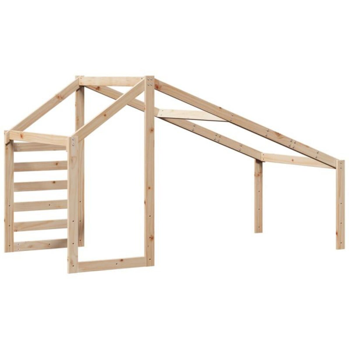 VIDAXL Toit de lit pour enfants 198x87x113 cm bois de pin massif