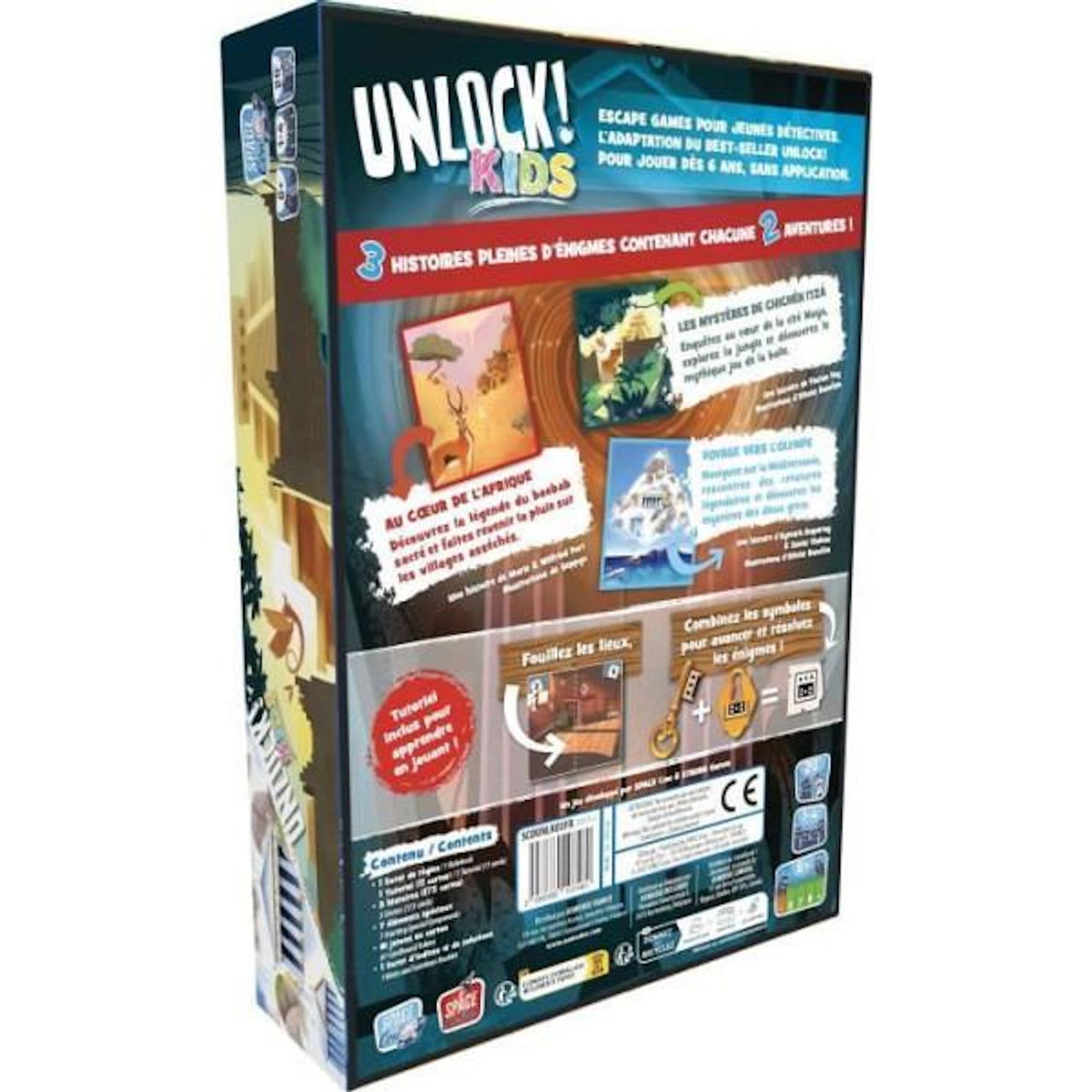 Asmodee Jeu d escape game Asmodee Unlock Kids Histoires de Légendes