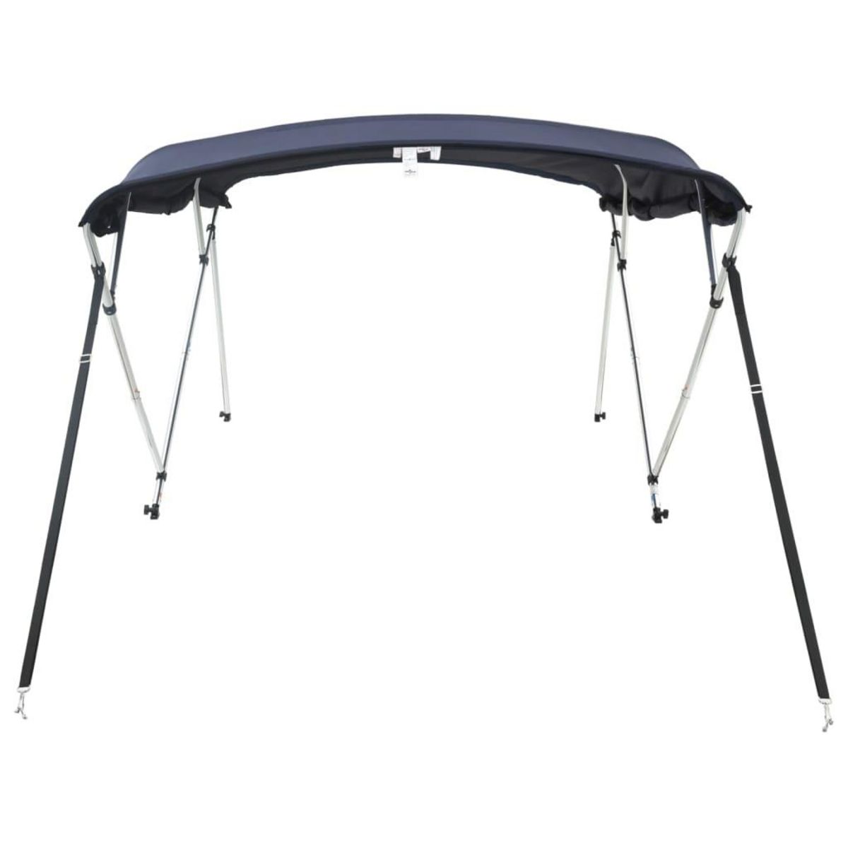 VIDAXL Toit bimini a 4 arceaux parois laterales 243x(185-198)x137 cm