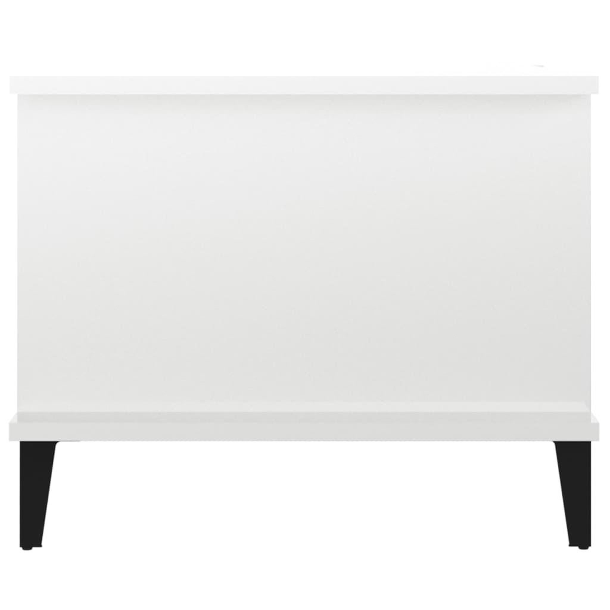 Voir la diapositive 4 : VIDAXL Table basse Blanc brillant 90x50x40 cm Bois d'ingenierie