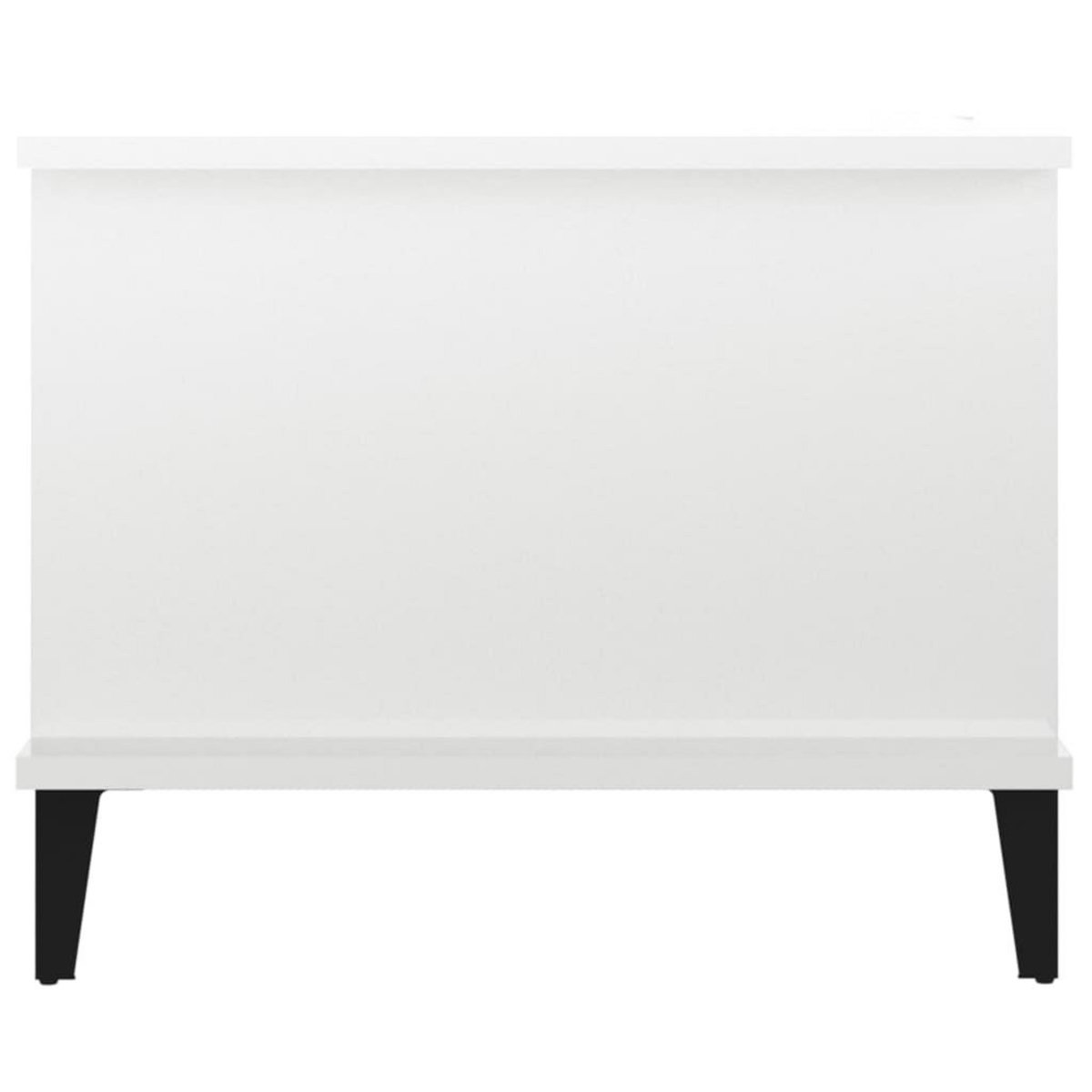 VIDAXL Table basse Blanc brillant 90x50x40 cm Bois d'ingenierie